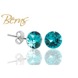 BERNS FÜLBEVALÓ XIRIUS BL.ZIRCON 6MM SS