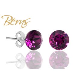 BERNS FÜLBEVALÓ XIRIUS AMETHYST 8MM SS