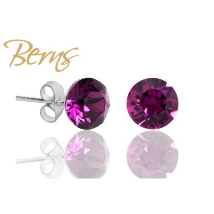 BERNS FÜLBEVALÓ XIRIUS AMETHYST 8MM SS