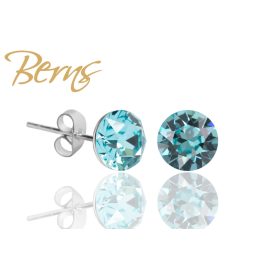 BERNS FÜLBEVALÓ XIRIUS LT.TURQUOISE 6MM SS