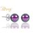 BERNS FÜLBEVALÓ CARIE I.PURPLE 8MM SS