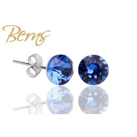 BERNS FÜLBEVALÓ XIRIUS SAPPHIRE 6MM SS