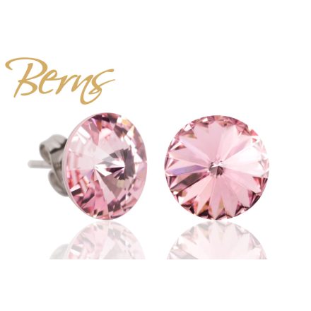 BERNS FÜLBEVALÓ GALAXY LT.ROSE 12MM SS