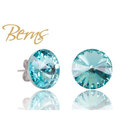 BERNS FÜLBEVALÓ GALAXY LT.TURQUOISE 12MM SS