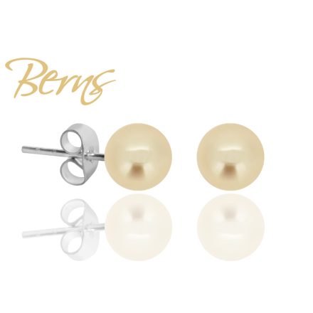BERNS FÜLBEVALÓ CARIE LT.GOLD 6MM SS