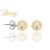 BERNS FÜLBEVALÓ CARIE LT.GOLD 6MM SS