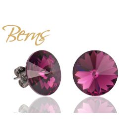 BERNS FÜLBEVALÓ GALAXY AMETHYST 14MM SS