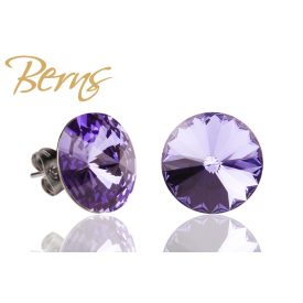 BERNS FÜLBEVALÓ GALAXY TANZANITE 14MM SS