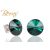 BERNS FÜLBEVALÓ GALAXY EMERALD 14MM SS