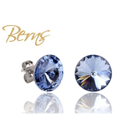 BERNS FÜLBEVALÓ GALAXY LT.SAPPHIRE 10MM SS