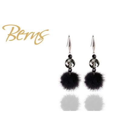 BERNS FÜLBEVALÓ MINK- TWIST BLACK BL