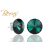 BERNS FÜLBEVALÓ GALAXY EMERALD 10MM SS