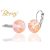 BERNS FÜLB.KAPCSOS GALAXY D PEACH 12MM SS