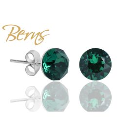BERNS FÜLBEVALÓ XIRIUS EMERALD 8MM SS