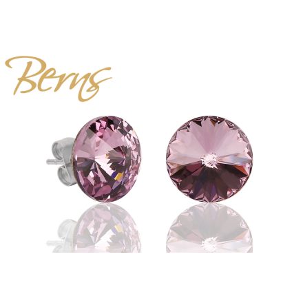 BERNS FÜLBEVALÓ GALAXY LT.AMETHYST 10MM SS