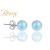 BERNS FÜLBEVALÓ CARIE ILT.BLUE 6MM SS