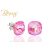 BERNS FÜLBEVALÓ YLA L.PINK 12MM SS