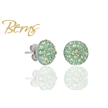 BERNS FÜLBEVALÓ LILLA PERIDOT10MM