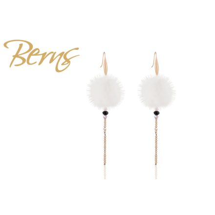 BERNS FÜLBEVALÓ MINK- PINPY WHITE RG
