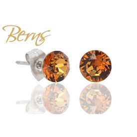 BERNS FÜLBEVALÓ XIRIUS LT.AMBER 6MM SS