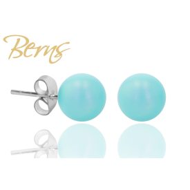 BERNS FÜLBEVALÓ CARIE ILT.TURQUOISE 8MM SS