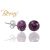 BERNS FÜLBEVALÓ XIRIUS DK.ROSE 8MM SS